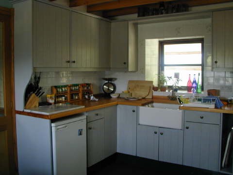 Hand painted kitchen